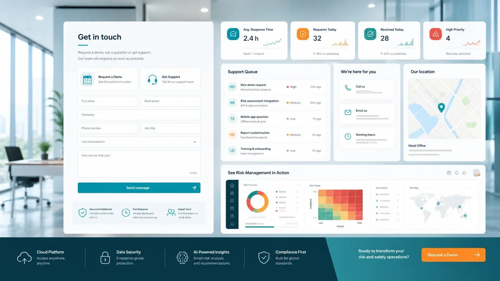 RiskSoft operations support desk